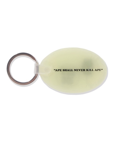 A BATHING APE(アベイシングエイプ)の「RUBBER KEYCHAIN M(キーホルダー・メンズ・ブラック/ホワイト/レッド/グリーン・FREE)」の7枚目の写真