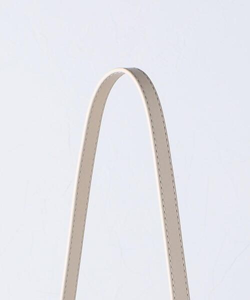 UNITED ARROWS（ユナイテッドアローズ）の「GLOSS 2WAY バッグ（ショルダーバッグ・レディース・オフホワイト/ブラック・FREE）」の8枚目の写真