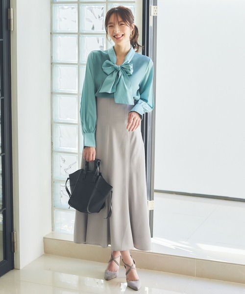 Andemiu(アンデミュウ)の「【WEB限定】ノットハンドルトートミニ187061(ショルダーバッグ・レディース・ブラック/ベージュ・FREE)」の15枚目の写真