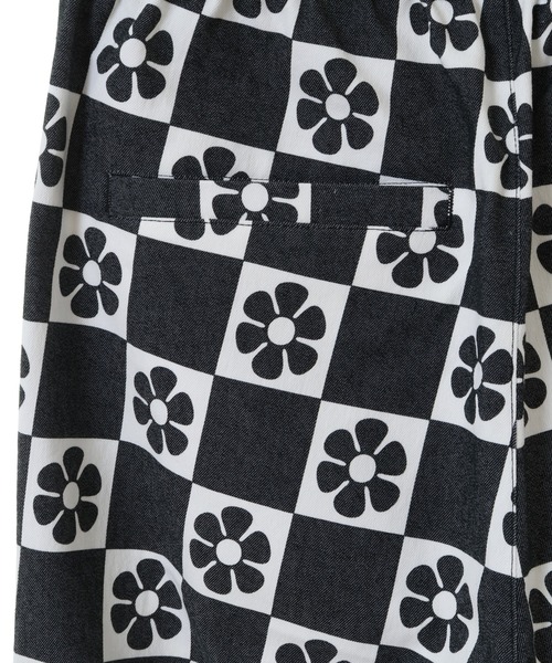 Candy Stripper（キャンディストリッパー）の「FLOWER CHECKED EASY パンツ（その他パンツ・レディース・グリーン/ライトブルー/ブラック・2）」の7枚目の写真