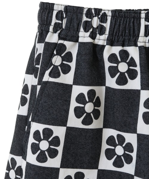 Candy Stripper（キャンディストリッパー）の「FLOWER CHECKED EASY パンツ（その他パンツ・レディース・グリーン/ライトブルー/ブラック・2）」の9枚目の写真
