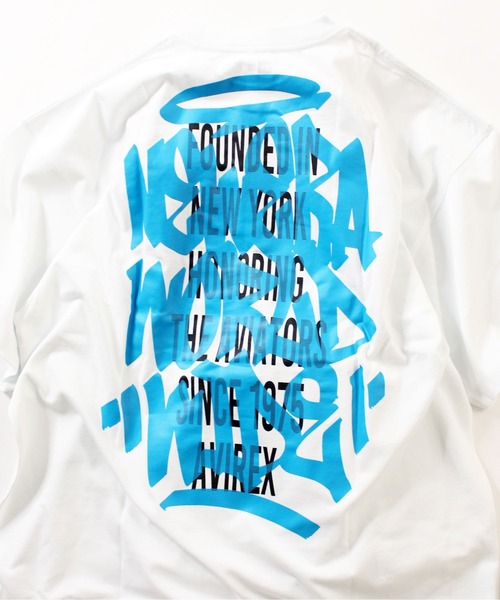 AVIREX（アヴィレックス）の「【×NEW ERA/ニューエラ】2023SS ショートスリーブ Tシャツ / S/S T-SHIRT / アヴィレックス/ AVIREX（Tシャツ/カットソー・メンズ・ブラック/ホワイト・MEDIUM/LARGE/X-LARGE）」の10枚目の写真