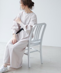 WEB限定 ガチャベルト付き袖ボリュームワンピース