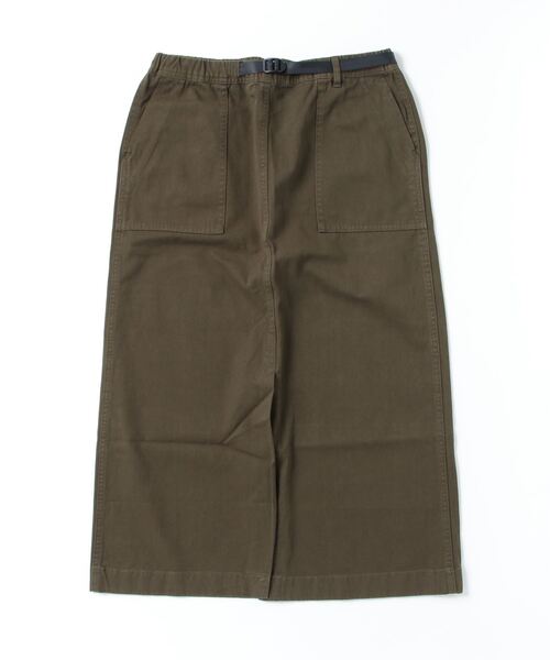 Gramicci（グラミチ）の「【GRAMICCI/グラミチ】 LONG BAKER SKIRT | ロングベイカースカート（スカート・レディース・グレー系その他/オリーブ/ブラック/ネイビー/ベージュ系その他/グリーン系その他/ライトベージュ/ベージュ系5/グリーン系その他5/レモンイエロー/ベージュ/グリーン系その他2/ダークブラウン/ネイビー系・S/M/L/XL）」の10枚目の写真