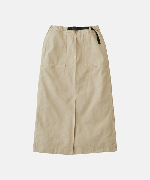 新品未使用 グラミチ 定番台形スカート ロングベイカースカート チノ ベージュ系 GRAMICCI/グラミチ】 LONG BAKER SKIRT | ロングベイカー