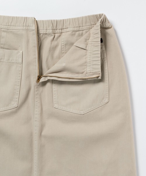 Gramicci（グラミチ）の「LONG BAKER SKIRT｜ロングベイカースカート（スカート・レディース・グレー系その他/オリーブ/ブラック/ネイビー/ベージュ系その他/グリーン系その他/ライトベージュ/ベージュ系5/グリーン系その他5/レモンイエロー/ベージュ/グリーン系その他2/ダークブラウン/ネイビー系/サンドベージュ/ウッド・S/M/L/XL）」の20枚目の写真