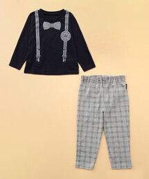 COMME CA ISM（コムサイズム）の「長袖Tシャツ・パンツ入りギフトセット(80・90cm)（その他ベビー用品）」