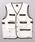 S'more�i�X���A�j�́u6POCKETS COTTON 100% VEST�i�x�X�g�j�v�b�z���C�g