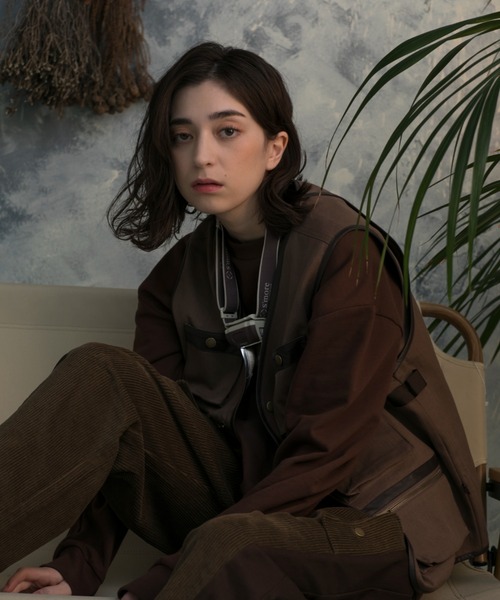 S'more（スモア）の「6POCKETS COTTON 100% VEST（ベスト・メンズ・ホワイト/ブラウン/ベージュ・SMALL/X-LARGE/MEDIUM/LARGE）」の9枚目の写真