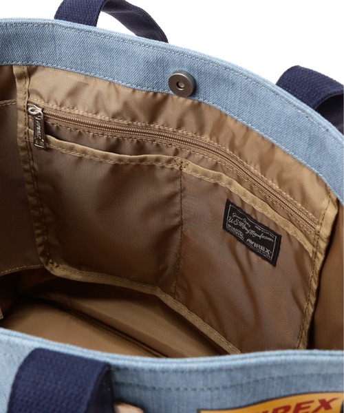AVIREX（アヴィレックス）の「AVIATOR'S DINER TOTE BAG LARGE SIZE / アヴィエーターズ ダイナー トートバッグ Lサイズ / AVIREX / アヴィレックス（トートバッグ・メンズ・その他6・F）」の4枚目の写真