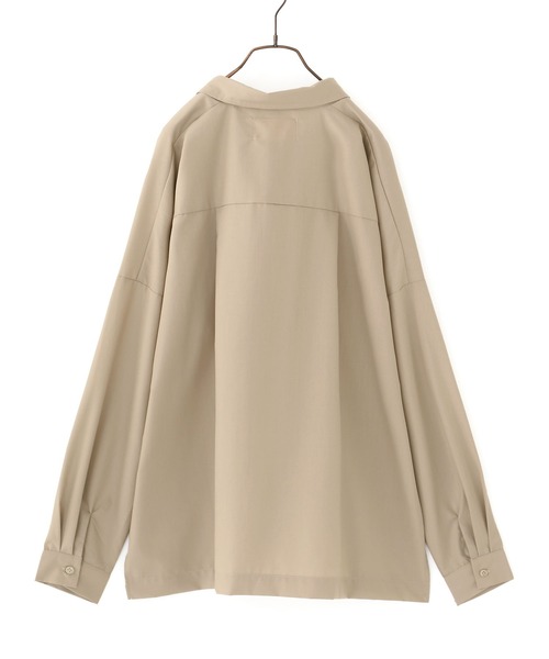 n'OrLABEL（ノアールレーベル）の「『レギュラーカラーシンプルシャツ』（シャツ/ブラウス・メンズ・ライトベージュ/ブラック/オフホワイト・2/3）」の19枚目の写真