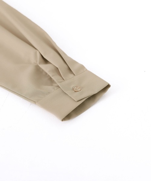 n'OrLABEL（ノアールレーベル）の「『レギュラーカラーシンプルシャツ』（シャツ/ブラウス・メンズ・ライトベージュ/ブラック/オフホワイト・2/3）」の17枚目の写真