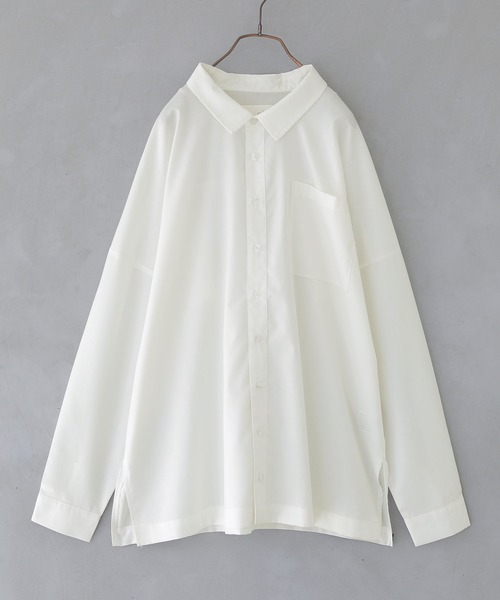 n'OrLABEL（ノアールレーベル）の「『レギュラーカラーシンプルシャツ』（シャツ/ブラウス・メンズ・ライトベージュ/ブラック/オフホワイト・2/3）」の21枚目の写真