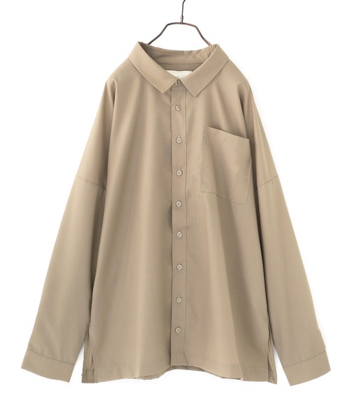 n'OrLABEL（ノアールレーベル）の「『レギュラーカラーシンプルシャツ』（シャツ/ブラウス・メンズ・ライトベージュ/ブラック/オフホワイト・2/3）」の20枚目の写真