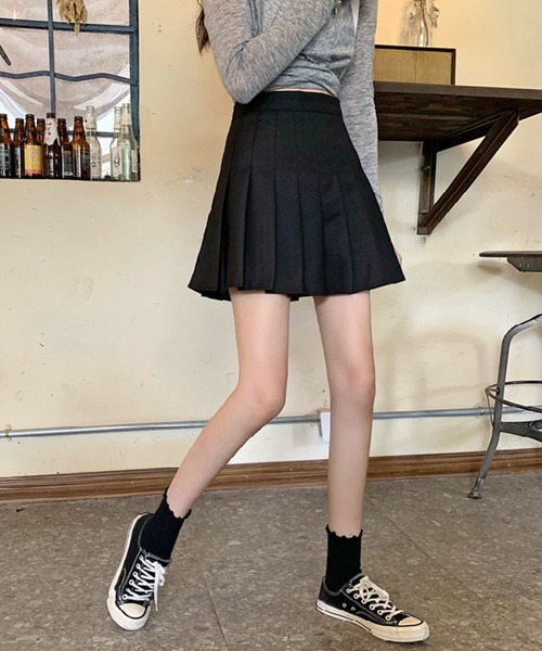 【BLACK UP DOMINIC SERIES】ベーシックミニスカート★2色 BLACK UP DOMINIC SERIES】ベーシックミニスカート☆2色