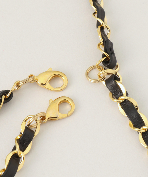 Deuxieme Classe（ドゥーズィエムクラス）の「チェーン ベルト（ベルト・レディース・ブラック・FREE）」の2枚目の写真