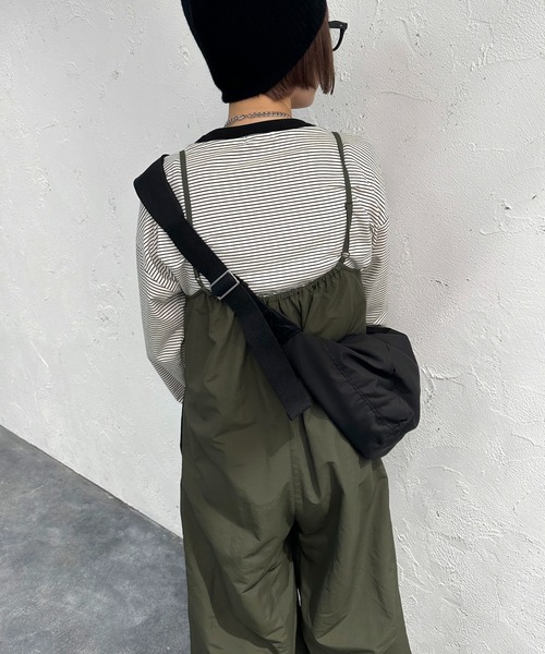 apres jour mignon（アプレジュールミニョン）の「ナイロンサロペット【ZOZOTOWN限定アイテム】（サロペット/オーバーオール・レディース・カーキ/ブラック・SMALL/MEDIUM/X-LARGE）」の19枚目の写真