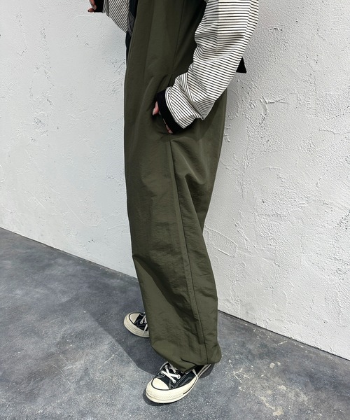 apres jour mignon（アプレジュールミニョン）の「ナイロンサロペット【ZOZOTOWN限定アイテム】（サロペット/オーバーオール・レディース・カーキ/ブラック・SMALL/MEDIUM/X-LARGE）」の20枚目の写真