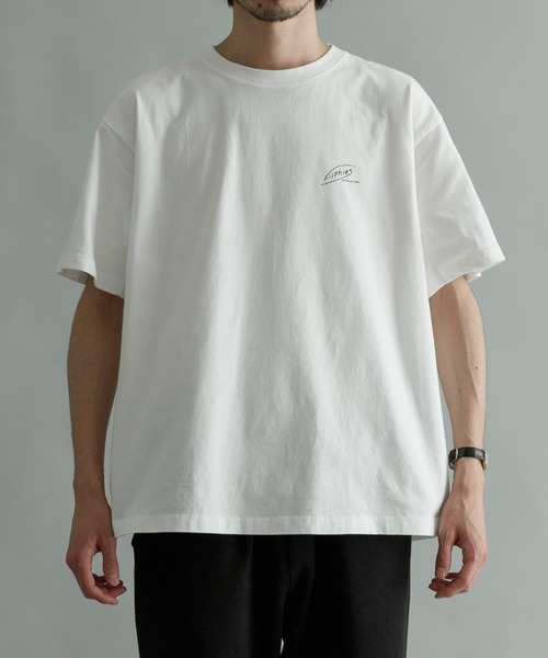 URBAN RESEARCH（アーバンリサーチ）の「filphies　MANHATTAN BRIDGE SHORT-SLEEVE T-SHIRTS（Tシャツ/カットソー・メンズ・ホワイト/オリーブ/ブルー系その他・MEDIUM/LARGE）」の10枚目の写真