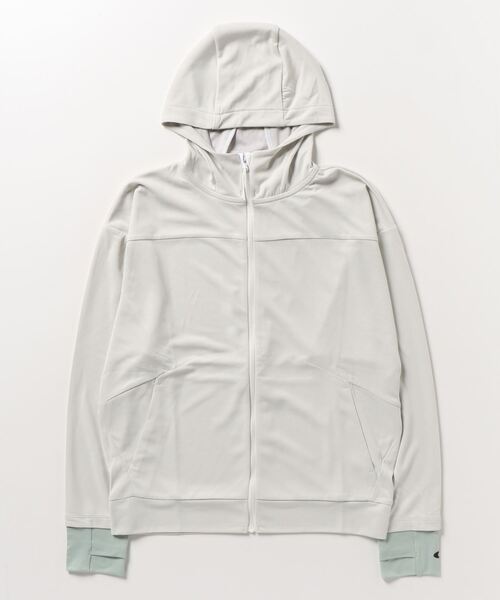 OAKLEY(オークリー)の「オークリー RADIANT ICY RELAX HOODIE JKT 5.0(その他アウター・レディース・オフホワイト/ブラック・XL/S/M/L)」の2枚目の写真