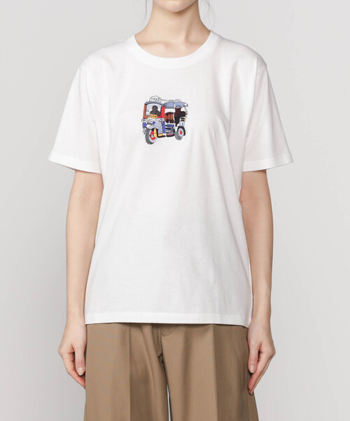 Bshop(ビショップ)の「Tribu-To | クルーネックTシャツ BANGKOK WOMEN(Tシャツ/カットソー・レディース・ホワイト・S)」の8枚目の写真