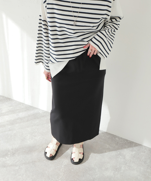 JOURNAL STANDARD（ジャーナルスタンダード）の「ポンチペンシルスカート（スカート・レディース・ブラック/ブラウン・36/38）」の3枚目の写真