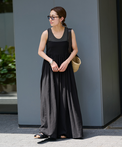 FRAMeWORK（フレームワーク）の「ベアトップ キャミソールワンピース