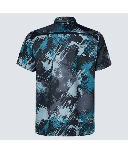 OAKLEY(オークリー)の「オークリー SKULL NOISY TONE SHIRT / ゴルフウェア/ポロシャツ / GOLF ゴルフ /OAKLEY(ポロシャツ・メンズ・ブルー系その他/ネイビー/ホワイト系その他/レッド・M/S/XL/L)」の10枚目の写真