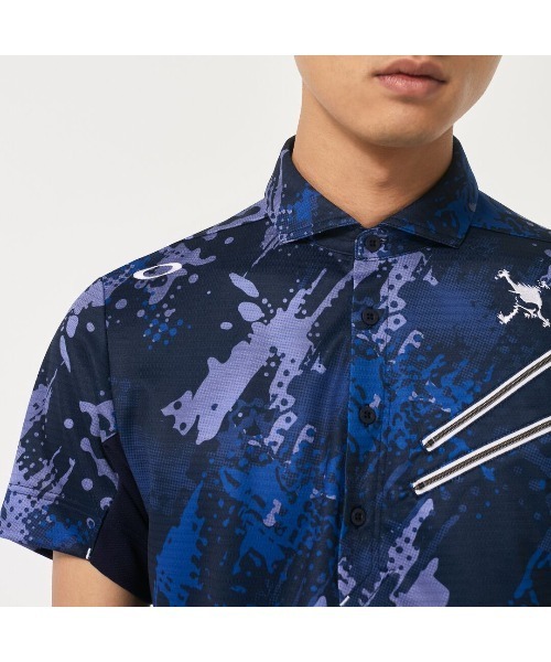 OAKLEY(オークリー)の「オークリー SKULL NOISY TONE SHIRT / ゴルフウェア/ポロシャツ / GOLF ゴルフ /OAKLEY(ポロシャツ・メンズ・ブルー系その他/ネイビー/ホワイト系その他/レッド・M/S/XL/L)」の22枚目の写真