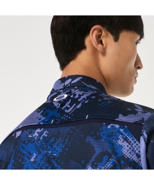 OAKLEY　GOLF SKULL NOISY TONE オークリー　ポロシャツ OAKLEY ポロシャツ オークリー SKULL NOISY TONE SHIRT / ゴルフ