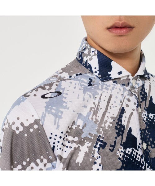 OAKLEY(オークリー)の「オークリー SKULL NOISY TONE SHIRT / ゴルフウェア/ポロシャツ / GOLF ゴルフ /OAKLEY(ポロシャツ・メンズ・ブルー系その他/ネイビー/ホワイト系その他/レッド・M/S/XL/L)」の21枚目の写真