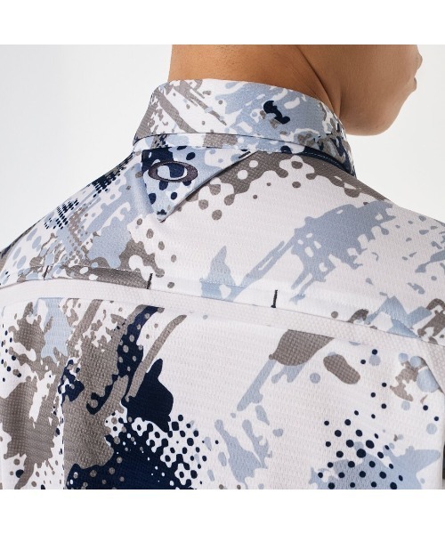 OAKLEY(オークリー)の「オークリー SKULL NOISY TONE SHIRT / ゴルフウェア/ポロシャツ / GOLF ゴルフ /OAKLEY(ポロシャツ・メンズ・ブルー系その他/ネイビー/ホワイト系その他/レッド・M/S/XL/L)」の18枚目の写真