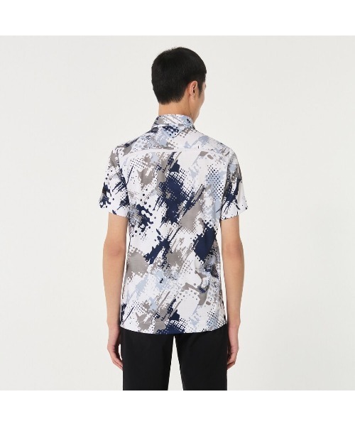 OAKLEY(オークリー)の「オークリー SKULL NOISY TONE SHIRT / ゴルフウェア/ポロシャツ / GOLF ゴルフ /OAKLEY(ポロシャツ・メンズ・ブルー系その他/ネイビー/ホワイト系その他/レッド・M/S/XL/L)」の8枚目の写真