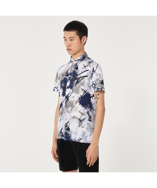 OAKLEY(オークリー)の「オークリー SKULL NOISY TONE SHIRT / ゴルフウェア/ポロシャツ / GOLF ゴルフ /OAKLEY(ポロシャツ・メンズ・ブルー系その他/ネイビー/ホワイト系その他/レッド・M/S/XL/L)」の16枚目の写真