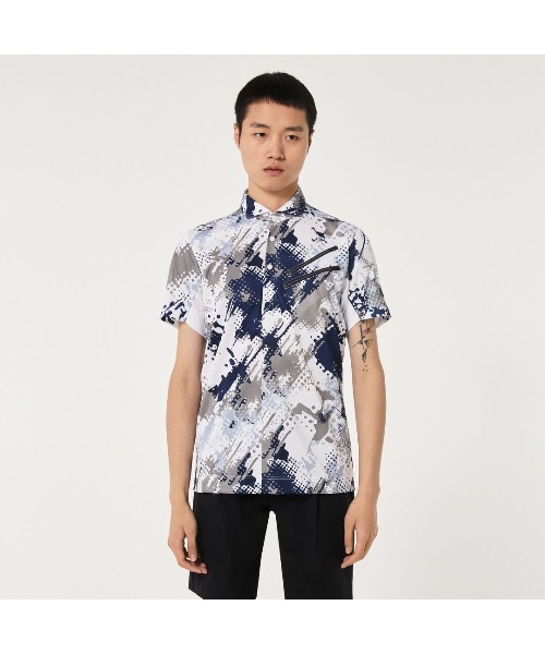 OAKLEY(オークリー)の「オークリー SKULL NOISY TONE SHIRT / ゴルフウェア/ポロシャツ / GOLF ゴルフ /OAKLEY(ポロシャツ・メンズ・ブルー系その他/ネイビー/ホワイト系その他/レッド・M/S/XL/L)」の14枚目の写真