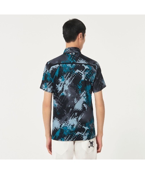 OAKLEY(オークリー)の「オークリー SKULL NOISY TONE SHIRT / ゴルフウェア/ポロシャツ / GOLF ゴルフ /OAKLEY(ポロシャツ・メンズ・ブルー系その他/ネイビー/ホワイト系その他/レッド・M/S/XL/L)」の7枚目の写真