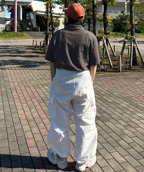 kutir(クティール)の「刺繍ロゴハーフジップポロTシャツ(Tシャツ/カットソー・レディース・オートミール/イエロー/アイボリー/チャコールグレー・FREE)」の11枚目の写真