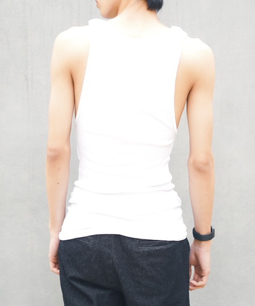 FRUIT OF THE LOOM（フルーツオブザルーム）の「【FRUIT OF THE LOOM/フルーツオブザルーム】3p A shirt 3枚パック タンクトップ（タンクトップ・メンズ・ホワイト・SMALL/MEDIUM/X-LARGE/LARGE）」の4枚目の写真