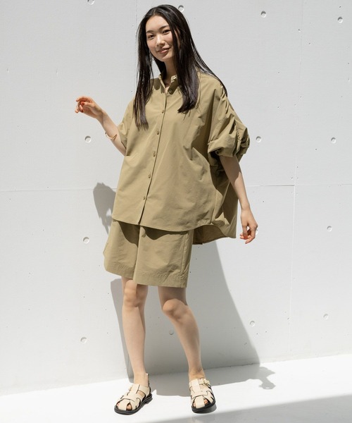 HEREIAM(ヘレイアム)の「【HERIEMA】接触冷感/クールマテリアルショートパンツ(その他パンツ・レディース・ブラック/ベージュ・MEDIUM/SMALL)」の6枚目の写真
