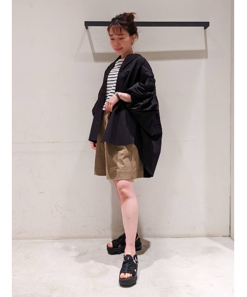 HEREIAM(ヘレイアム)の「【HERIEMA】接触冷感/クールマテリアルショートパンツ(その他パンツ・レディース・ブラック/ベージュ・MEDIUM/SMALL)」の22枚目の写真