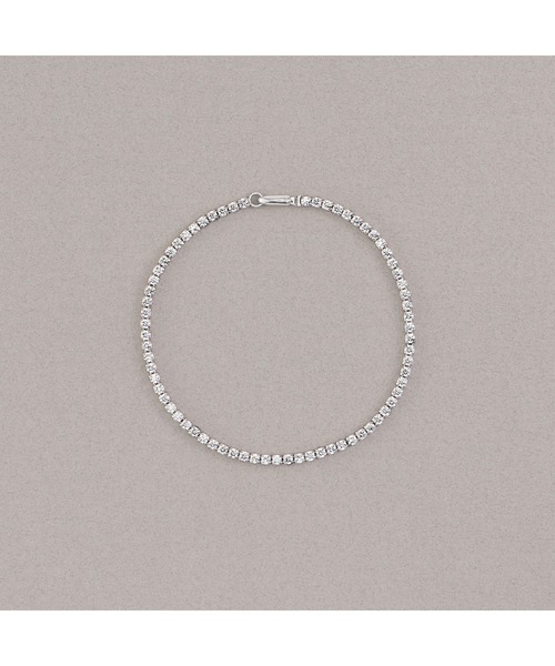 PLUS VENDOME（プラス ヴァンドーム）の「FINELINETATOO_テニスブレスレット_18CM（ブレスレット・メンズ・シルバー・ONE SIZE）」の7枚目の写真