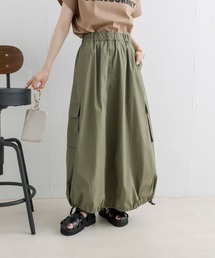 PUAL CE CIN | 【Du noir】カーゴバルーンスカート(スカート)