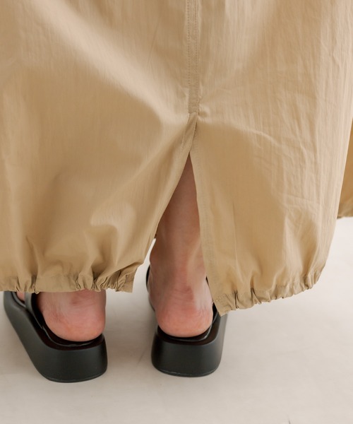 PUAL CE CIN（ピュアルセシン）の「【Du noir】カーゴバルーンスカート（スカート・レディース・ベージュ/カーキ・FREE）」の22枚目の写真