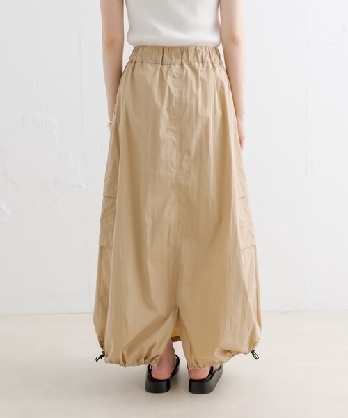 PUAL CE CIN（ピュアルセシン）の「【Du noir】カーゴバルーンスカート（スカート・レディース・ベージュ/カーキ・FREE）」の13枚目の写真