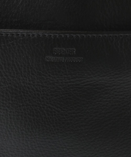 CROWDED CLOSET（クラウデッドクローゼット）の「【SEEKER(シーカー)】オイルレザー バックパック（バックパック/リュック・メンズ・ブラック・FREE）」の13枚目の写真