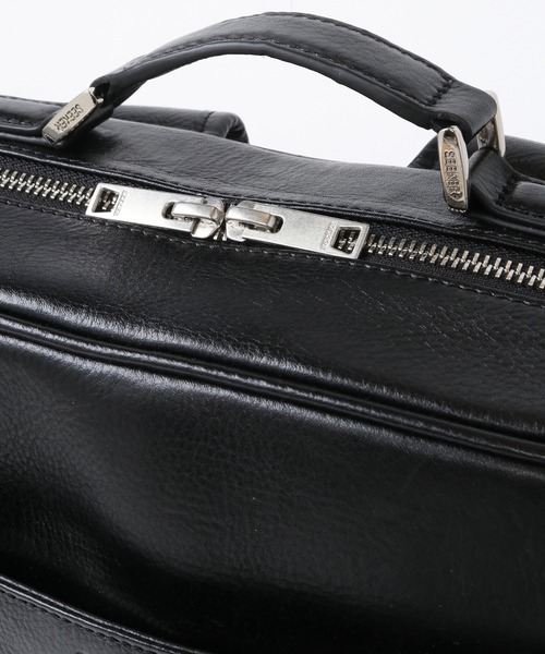 CROWDED CLOSET（クラウデッドクローゼット）の「【SEEKER(シーカー)】オイルレザー バックパック（バックパック/リュック・メンズ・ブラック・FREE）」の12枚目の写真