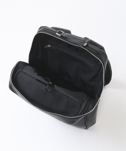 CROWDED CLOSET（クラウデッドクローゼット）の「【SEEKER(シーカー)】オイルレザー バックパック（バックパック/リュック・メンズ・ブラック・FREE）」の16枚目の写真