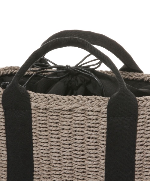 studio CLIP（スタディオクリップ）の「BOX雑材ショルダートート（ショルダーバッグ・レディース・ナチュラル/ライトグレー/ブラウン・FREE）」の12枚目の写真