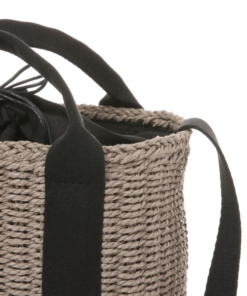 studio CLIP（スタディオクリップ）の「BOX雑材ショルダートート（ショルダーバッグ・レディース・ナチュラル/ライトグレー/ブラウン・FREE）」の10枚目の写真