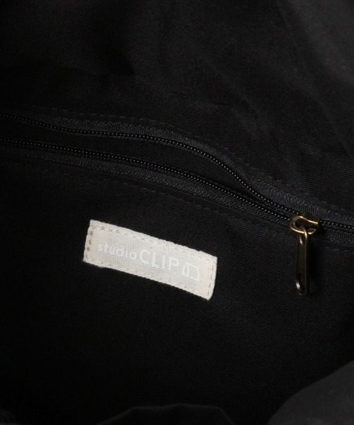 studio CLIP（スタディオクリップ）の「BOX雑材ショルダートート（ショルダーバッグ・レディース・ナチュラル/ライトグレー/ブラウン・FREE）」の18枚目の写真